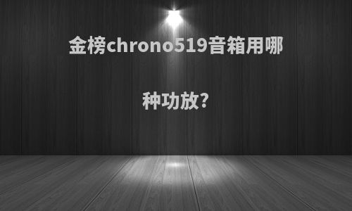 金榜chrono519音箱用哪种功放?