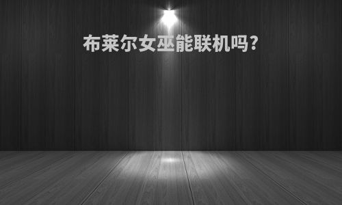 布莱尔女巫能联机吗?