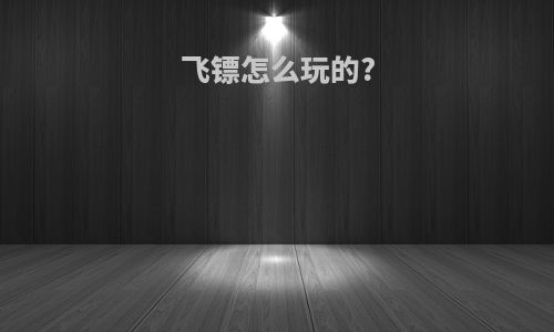飞镖怎么玩的?