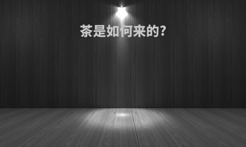 茶是如何来的?