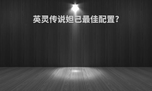 英灵传说妲己最佳配置?