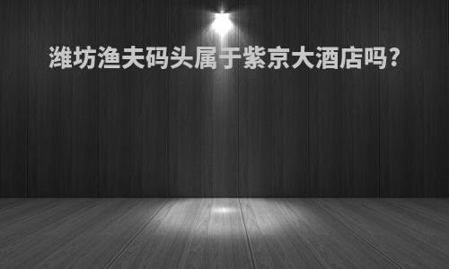 潍坊渔夫码头属于紫京大酒店吗?