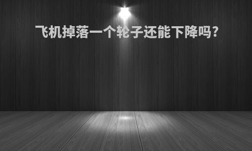 飞机掉落一个轮子还能下降吗?