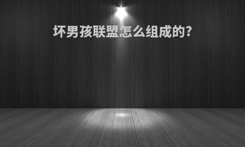 坏男孩联盟怎么组成的?