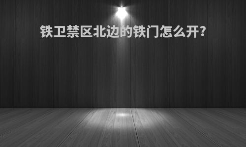 铁卫禁区北边的铁门怎么开?