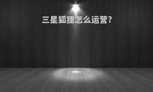 三星狐狸怎么运营?