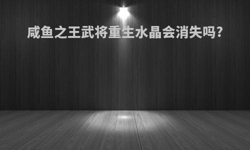 咸鱼之王武将重生水晶会消失吗?