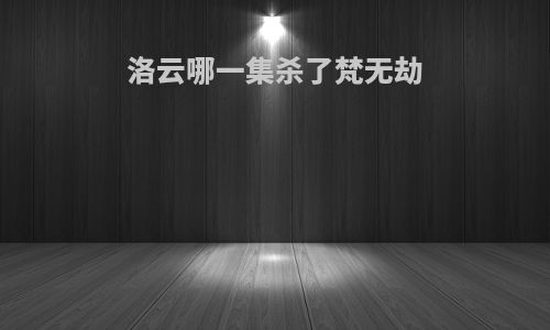 洛云哪一集杀了梵无劫