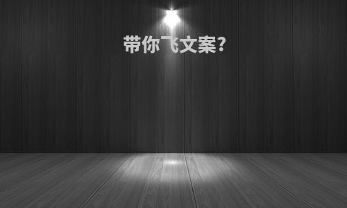 带你飞文案?