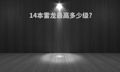 14本雷龙最高多少级?