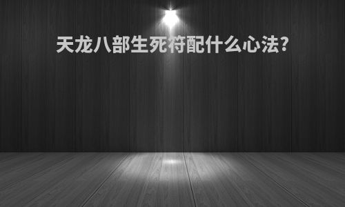 天龙八部生死符配什么心法?