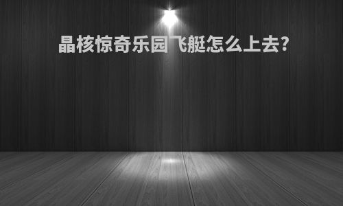 晶核惊奇乐园飞艇怎么上去?